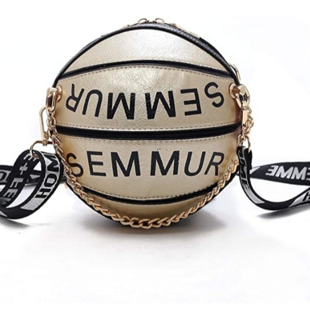  85

Women Crossbody Bags Basketball Shaped PU Han